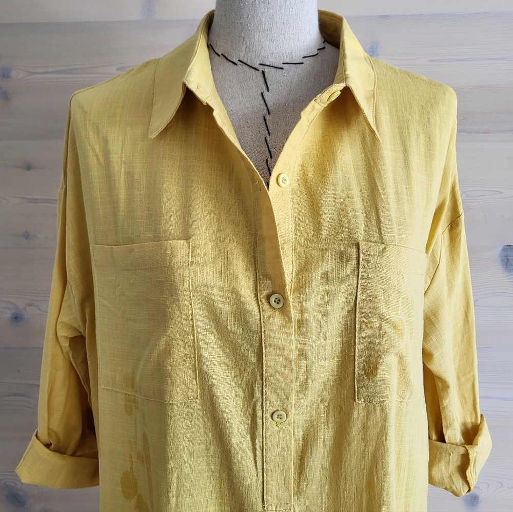 Zanzea 3/4 Sleeve Midi Shirt Dress NWT size M - Picture 4 of 8